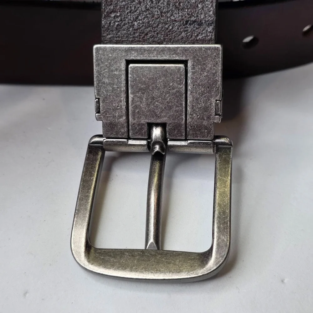 Levi's Genuine Leather Belt Brown Cut to Fit Size 34-42 Men's Adjustable